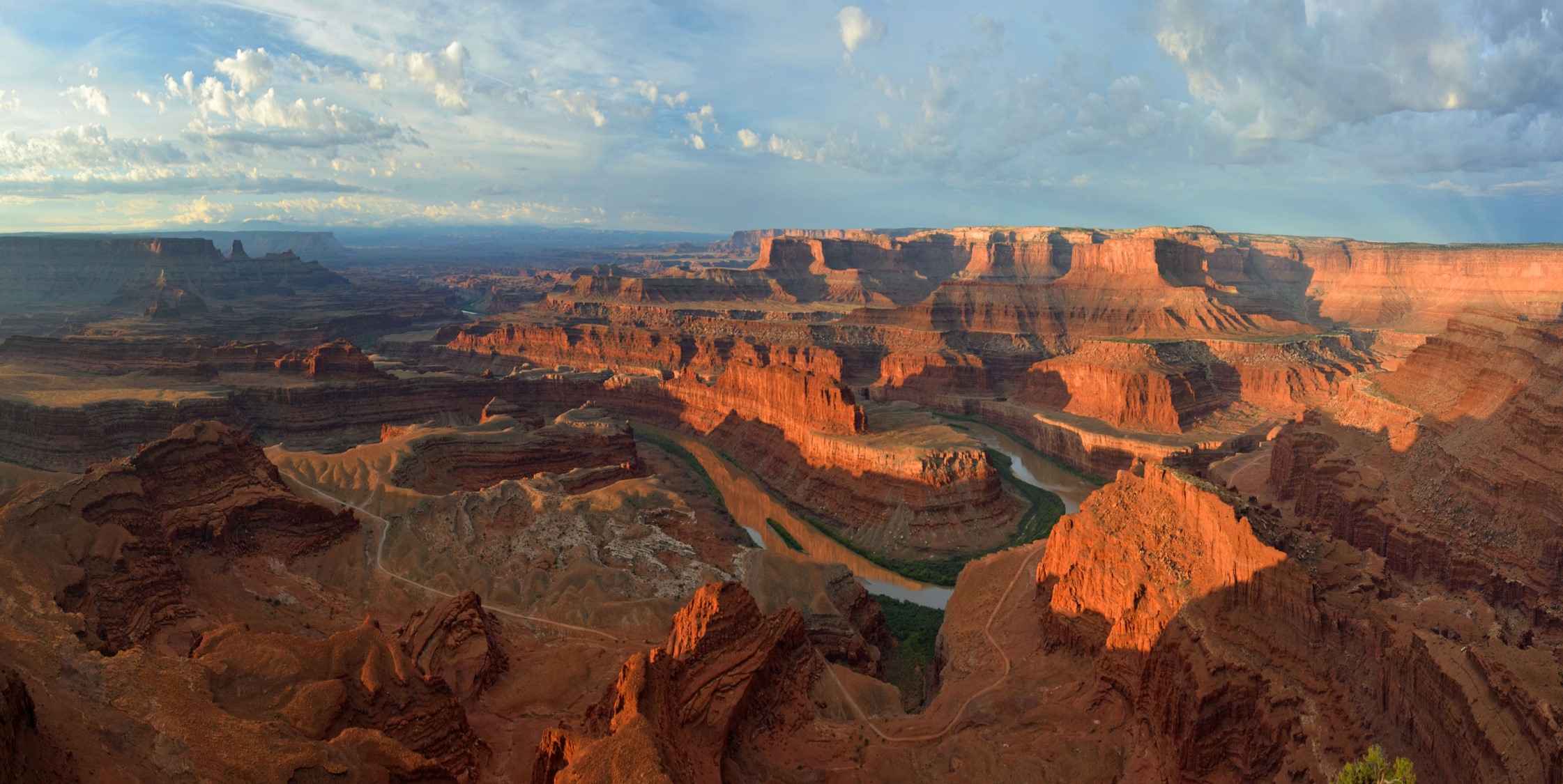 View from Dead Horse Point, National park in Utah.